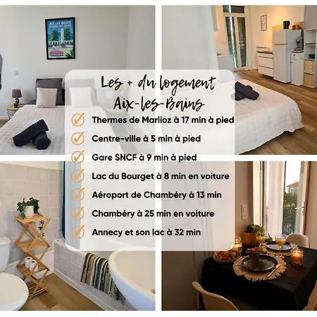 Appartement Le Marlioz Parking Prive - 5 Min Du Centre Aix-les-Bains